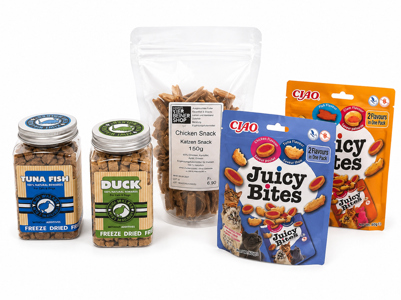 Katze – Snacks & Kauartikel