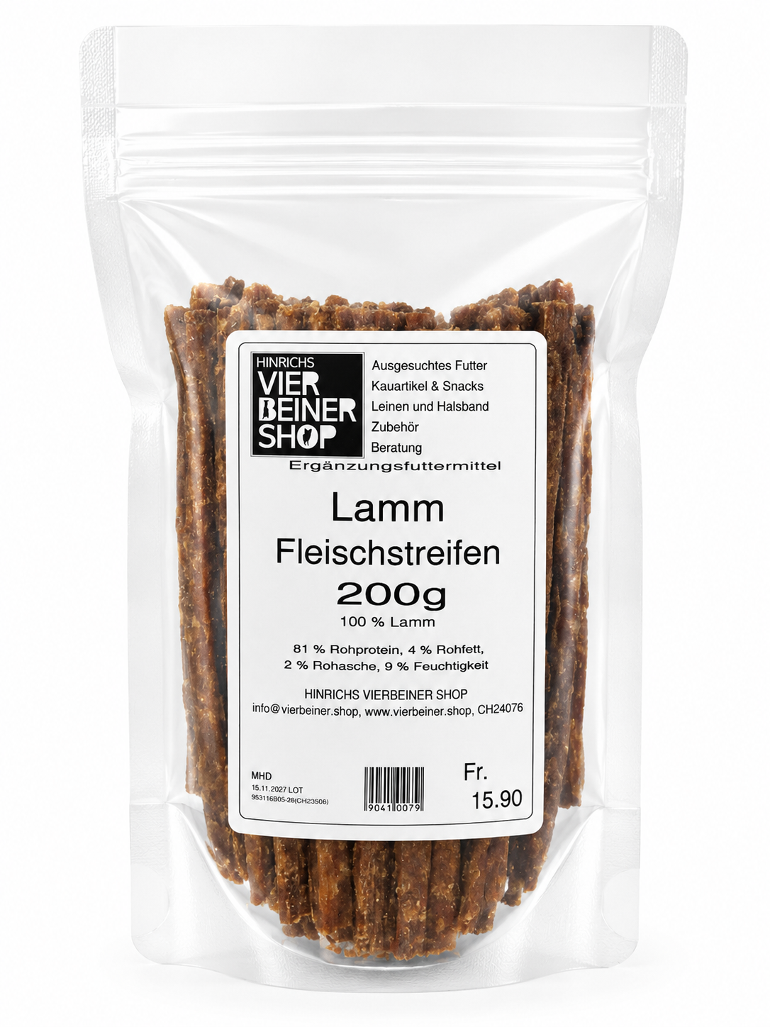 Lamm Fleischstreifen 200g