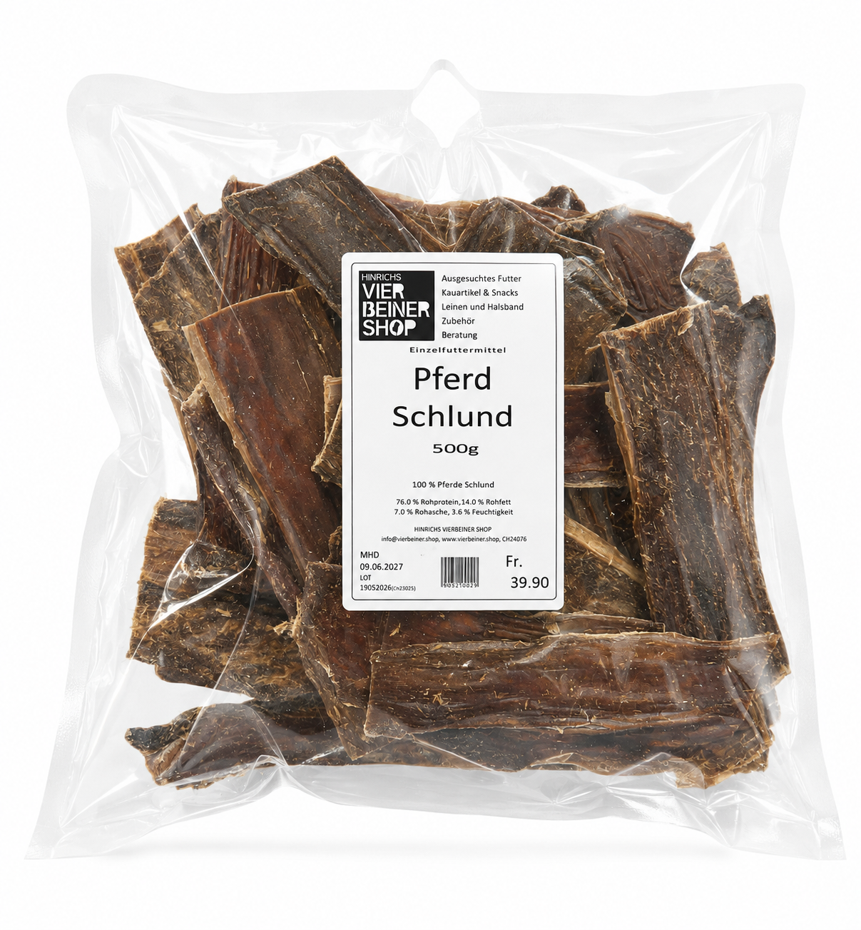Pferd Schlundfleisch 500g
