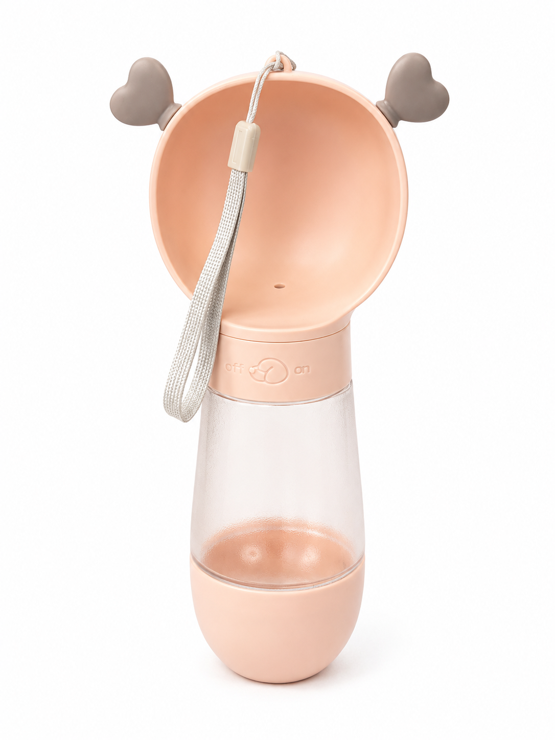 Travel Bottle Rose – Wasserspender mit Goodie-Aufbewahrung