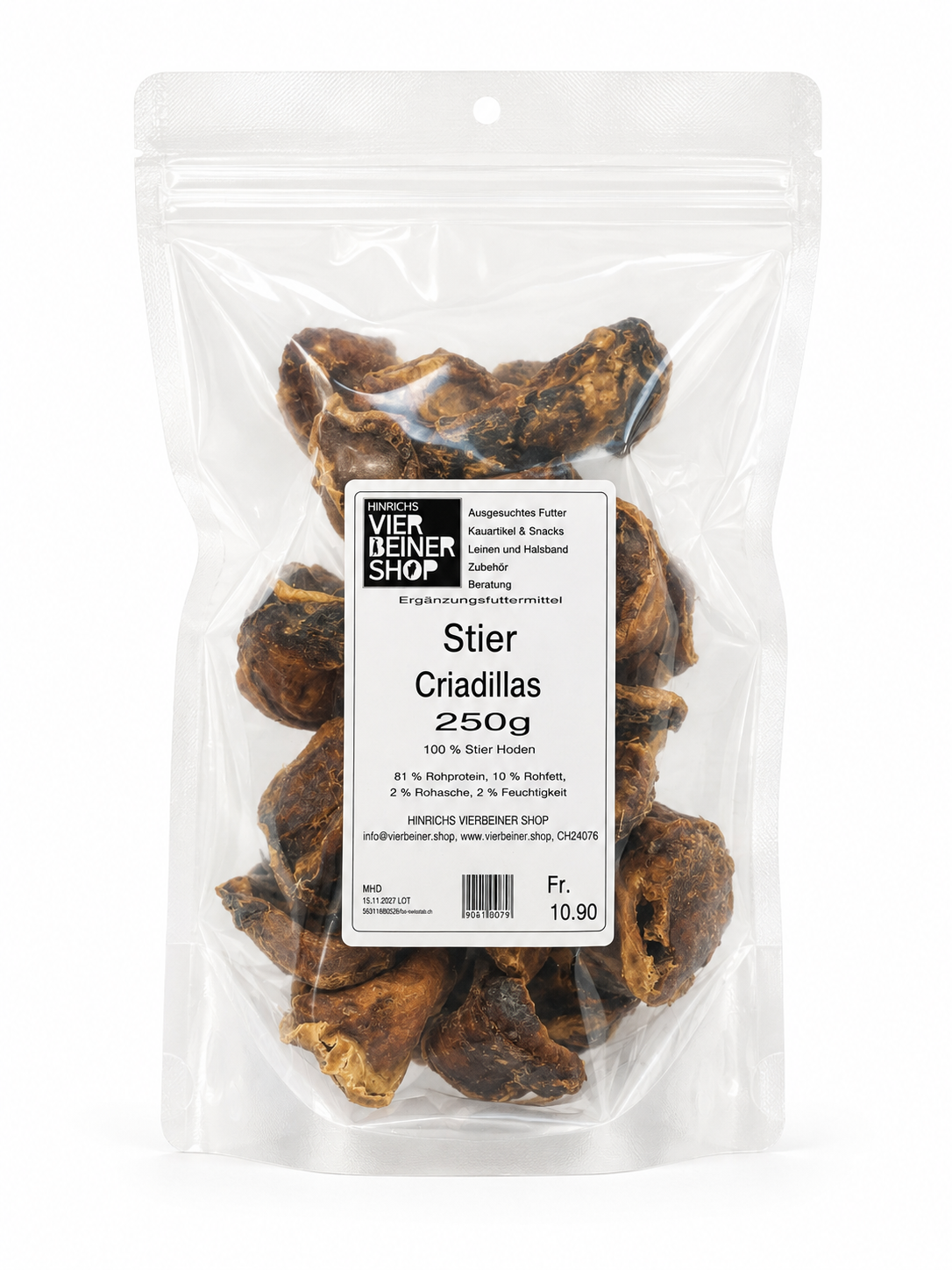 Rind Stier Criadillas 250g