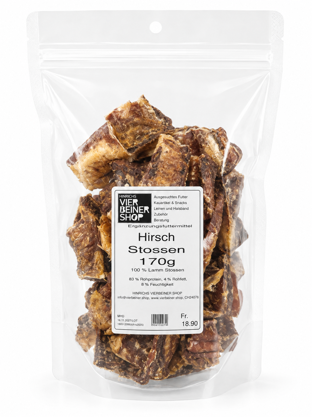 Hirsch Stossen 170g