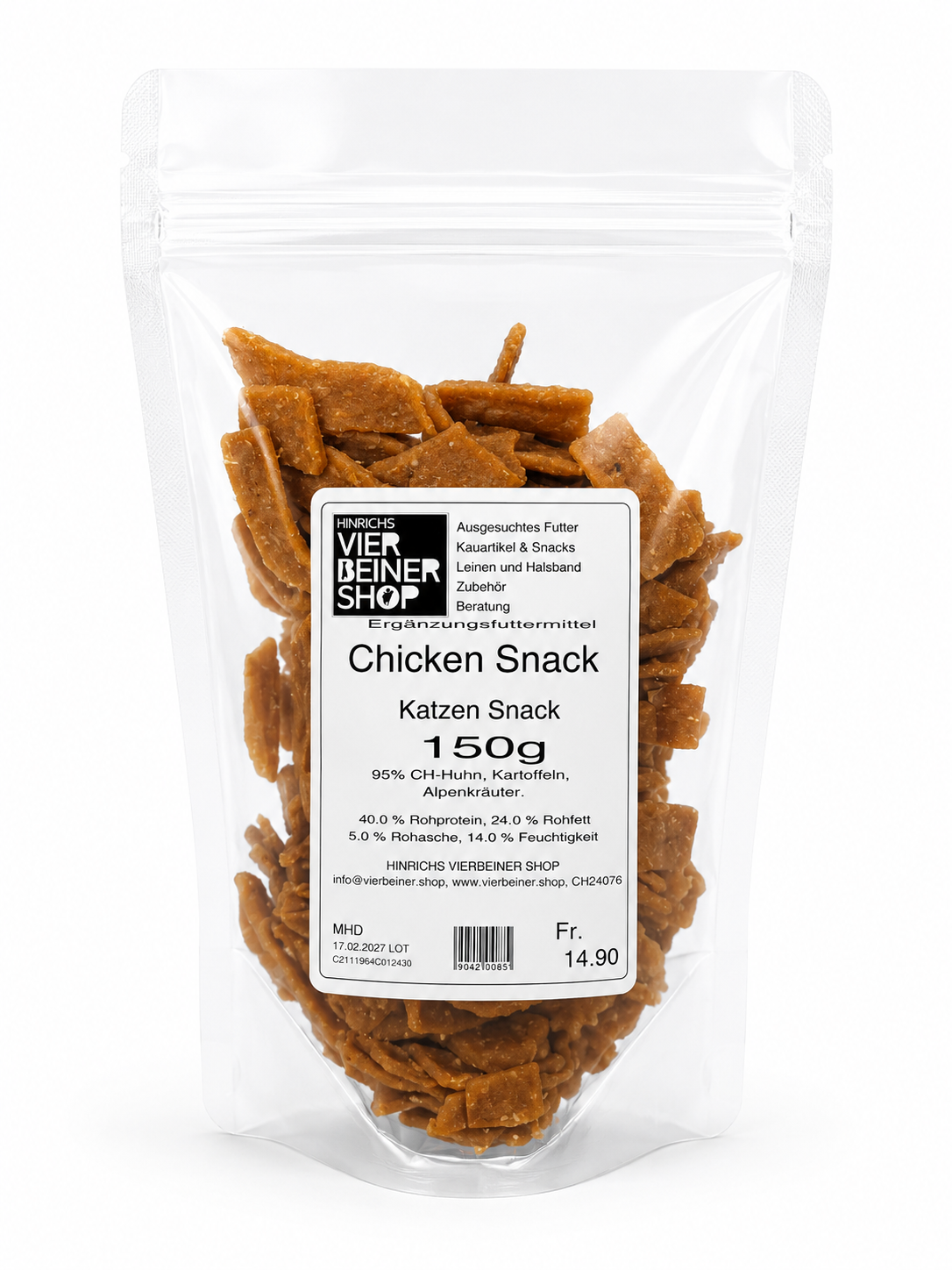 Chicken Snack – Katzen Snack 150g