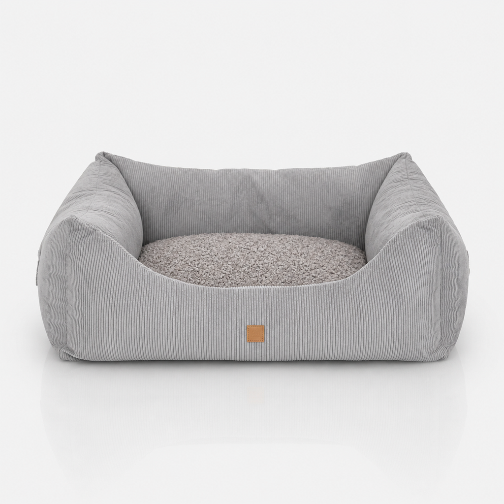 Kingston Cord Double Face Hundebett – Grey