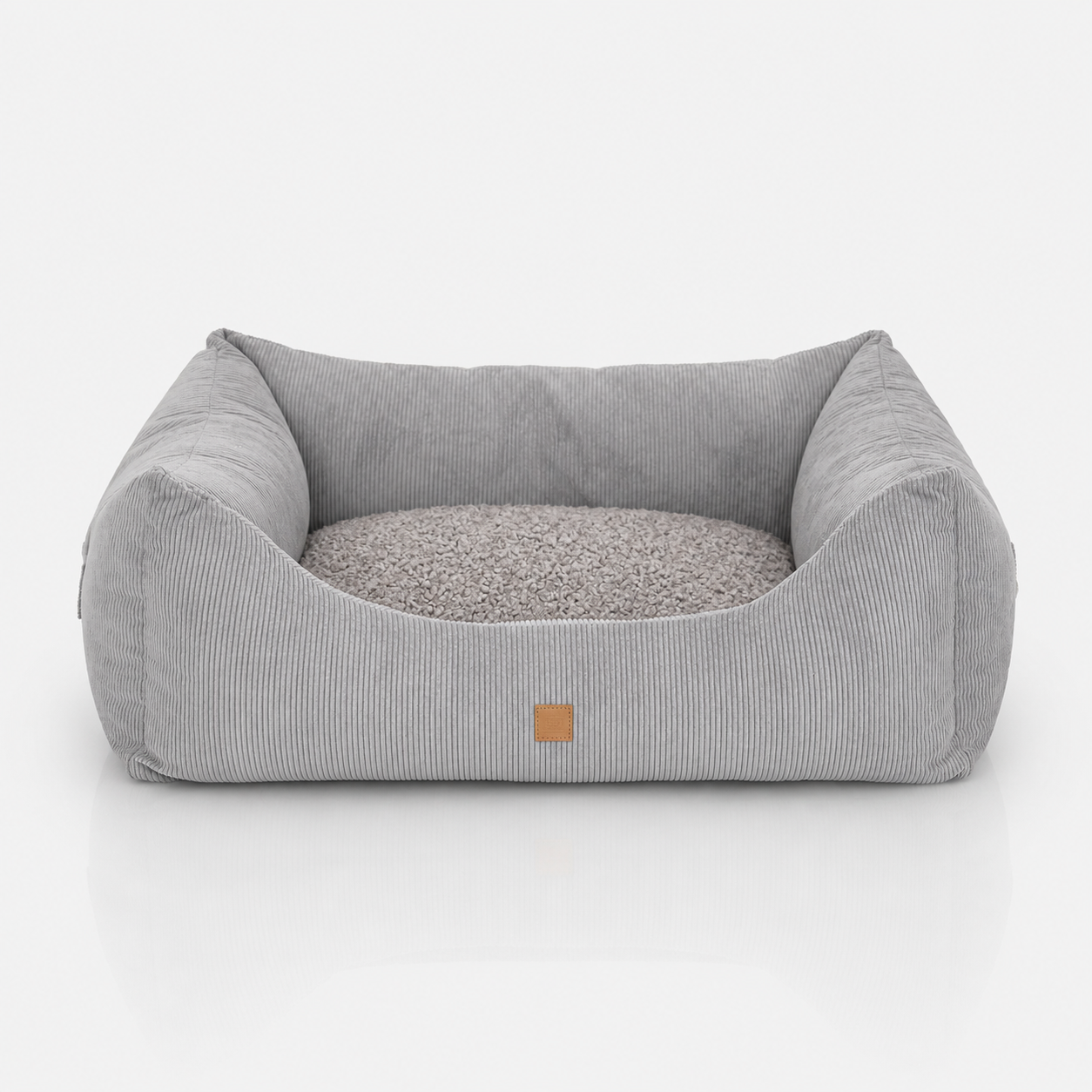 Kingston Cord Double Face Hundebett – Grey