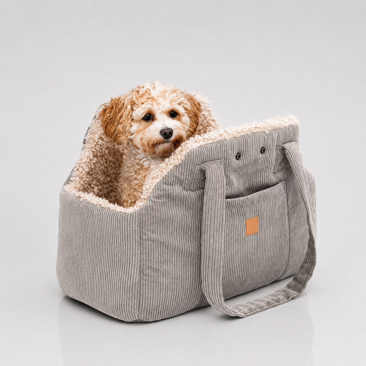 Lucky Dog Bag – Anthrazit, mit herausnehmbarem Kissen