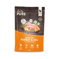 bePure Taste of Forest & Sea – Chicken & Fish Trockenfutter für Katzen, 300g