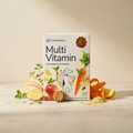 Loonawell Multi Vitamin Bio Baked Dog Treats – Box mit Zutaten: Karotten, Äpfel, Ingwer, Oregano, Zitrone